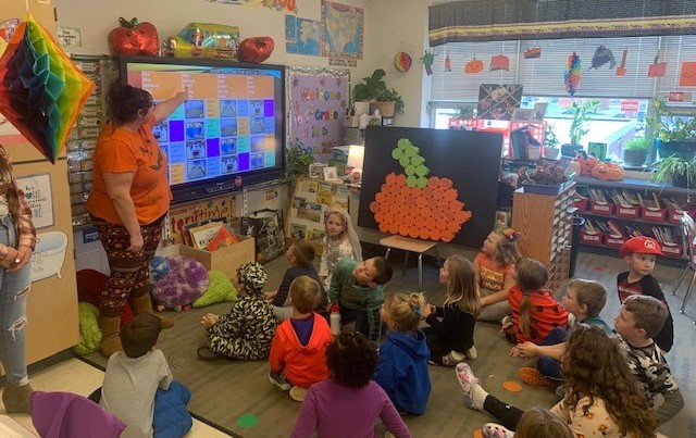 “Parent volunteers helped make Mrs. Wetzel’s classroom special!”