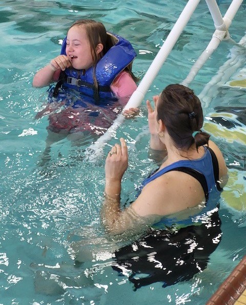 Mrs. Richmond’s classroom went to the YMCA to practice swimming!