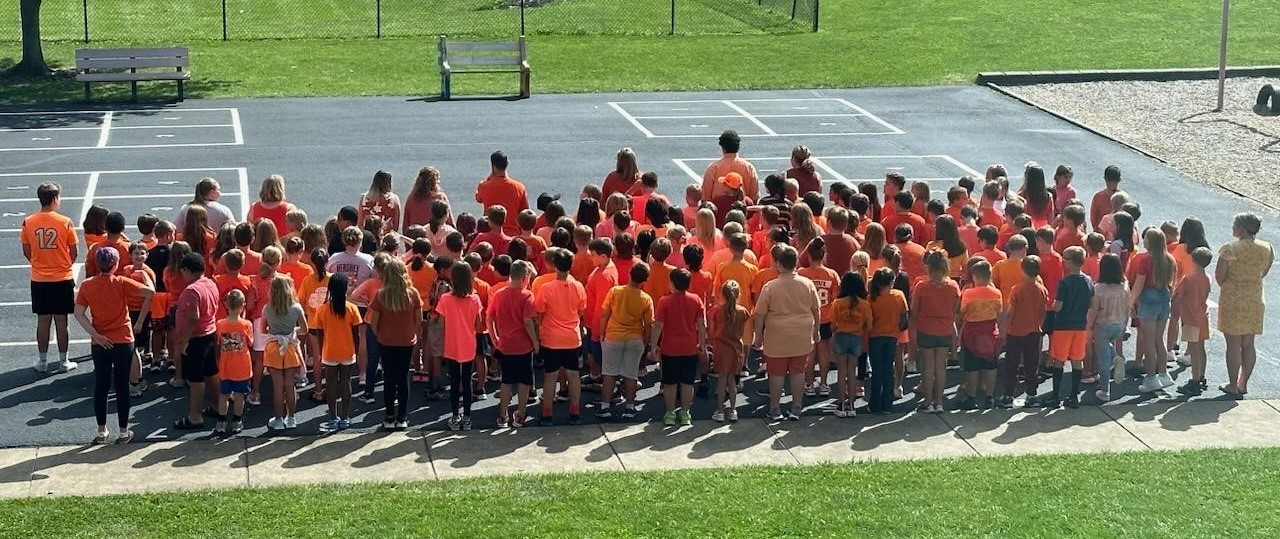 SAIS 4th Graders Wearing Orange to Show Support for Max Engle