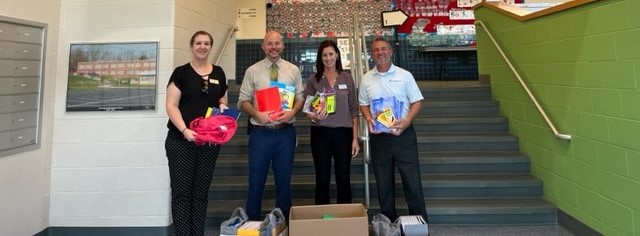 Northumberland National Bank generously donated school supplies to SAES this year.  Thank you!!