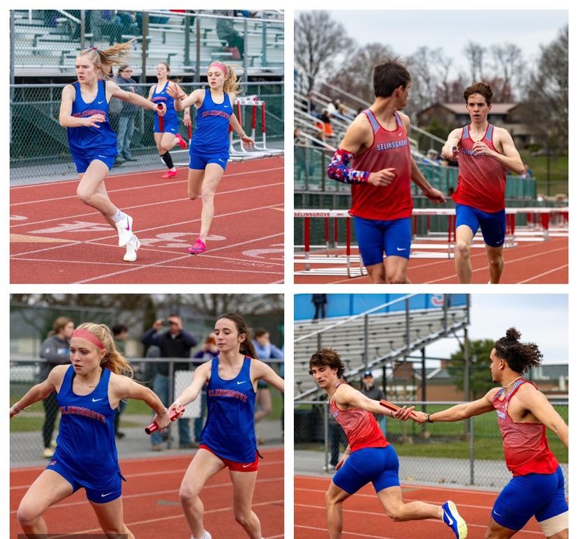 Selinsgrove’s 1st Home Track Tri Meet against Shamokin & Midd-West gets off to an ideal start!