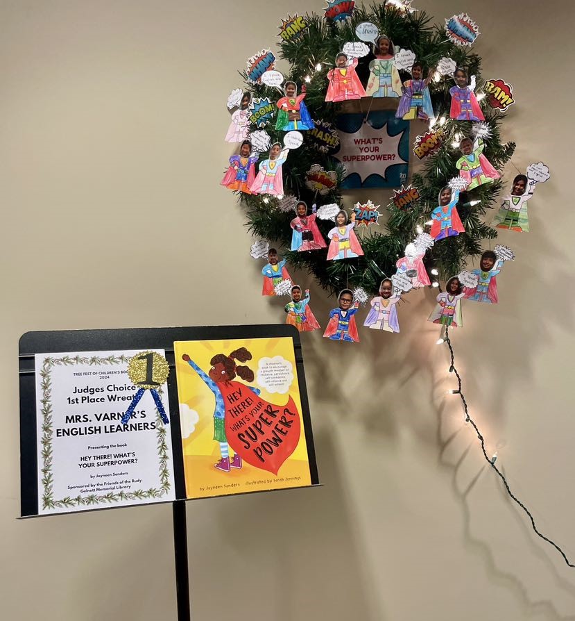 Wreath @ Rudy Gelnett Library
