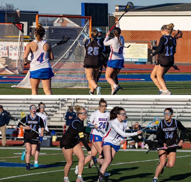 Seals Girls LAX Rolling past Mustangs!