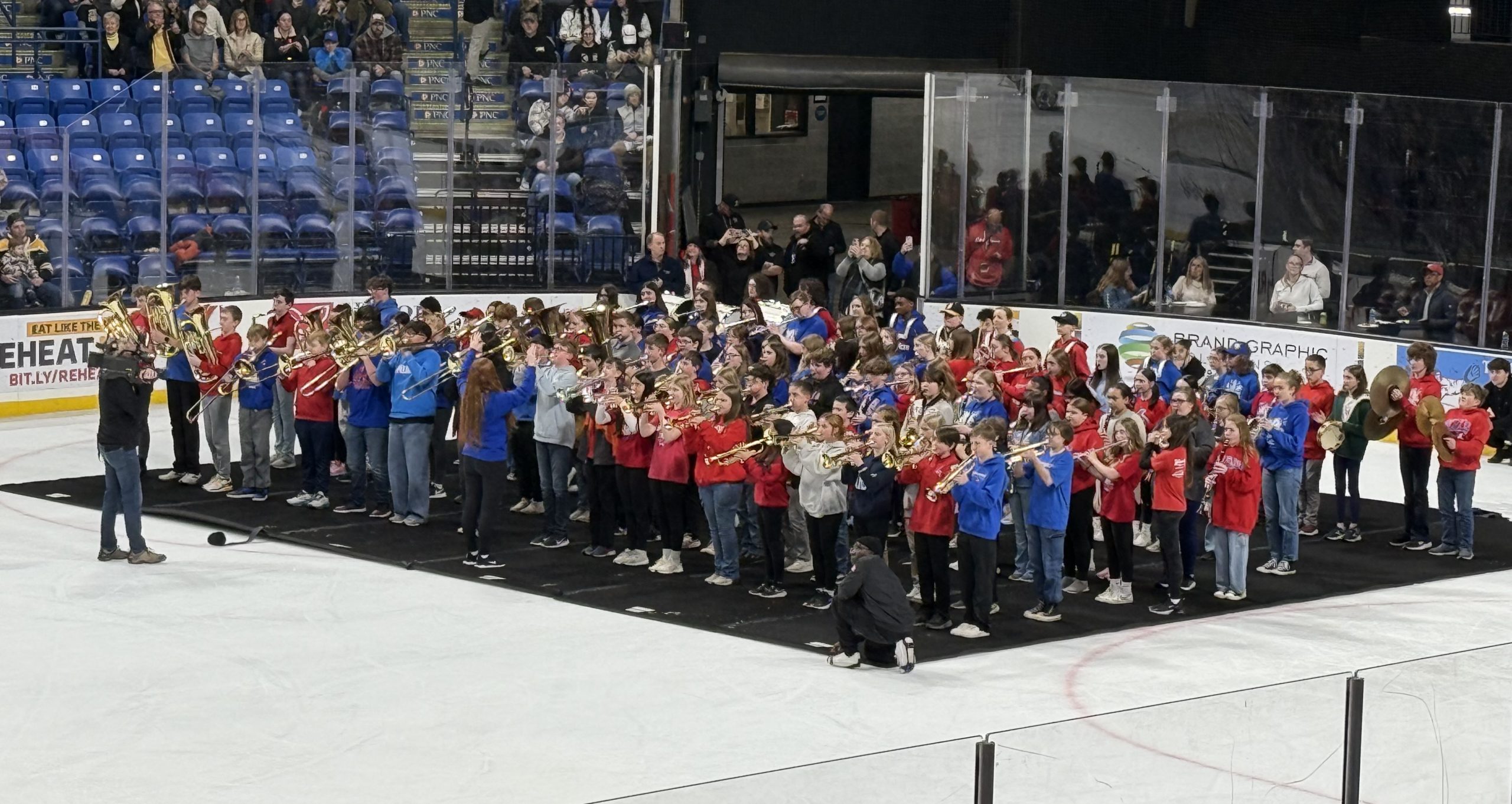 SAMS Band Performs @ Wilkes-Barre Penguins Ice Hockey Game!