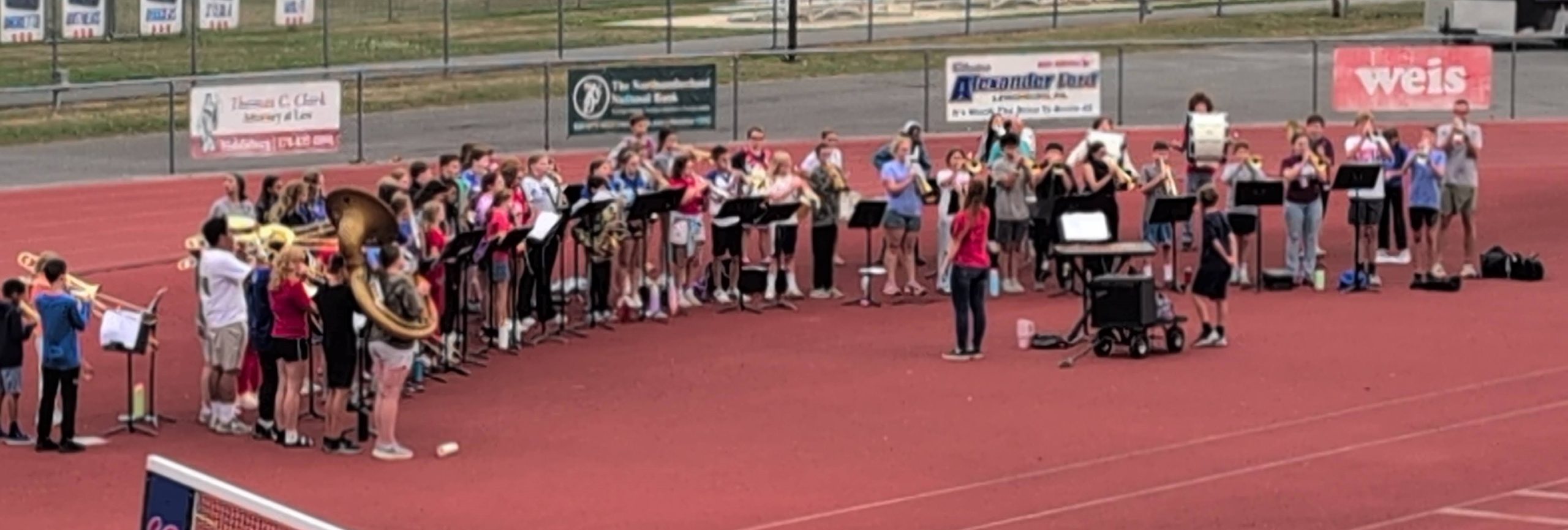 Middle School Band Performs @ JH Football!