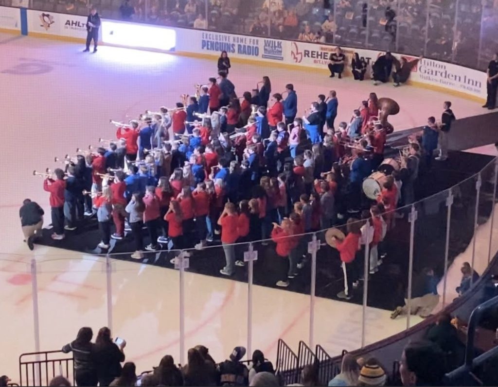 SAMS Band at Penguins game