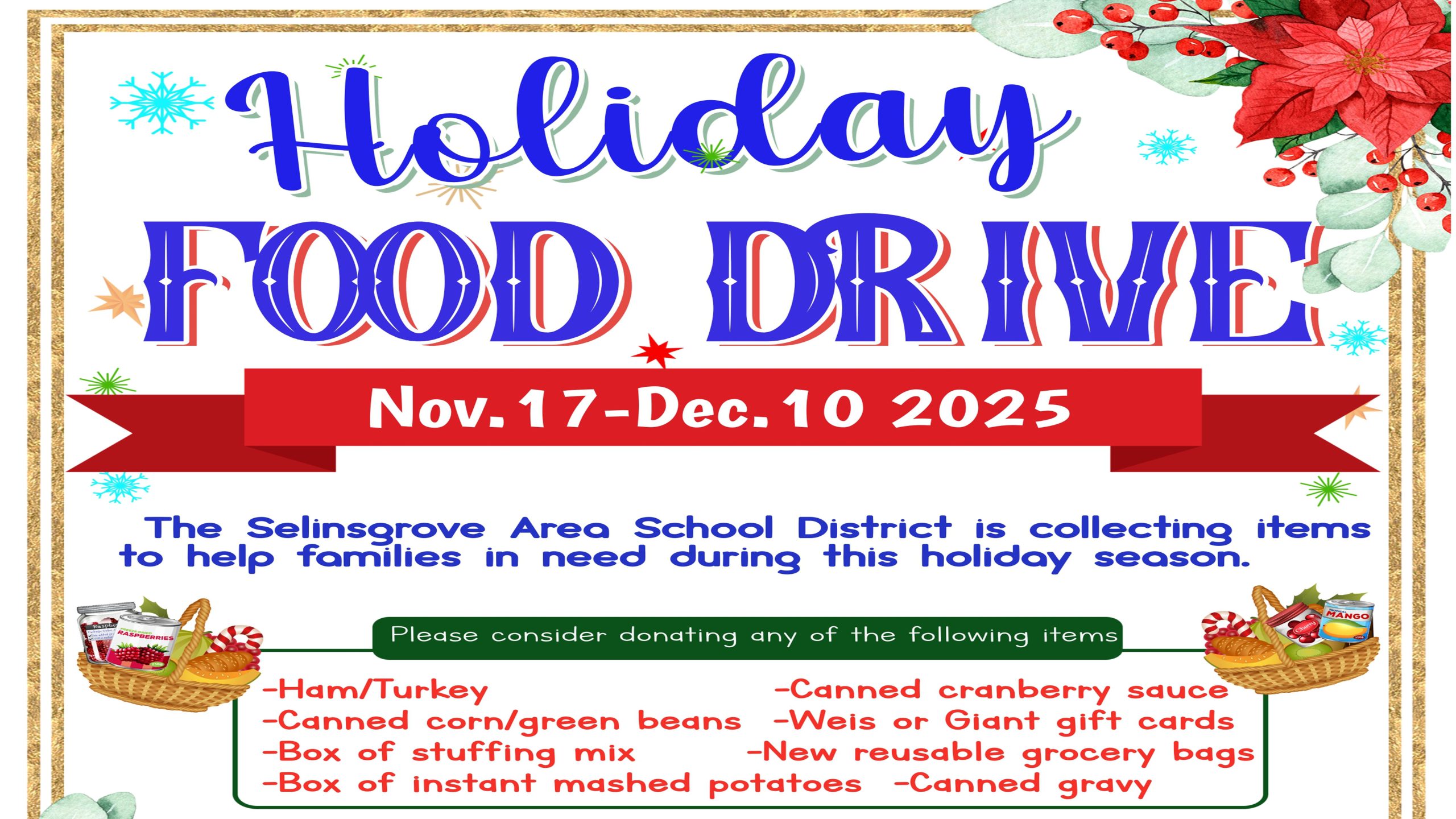 Holiday Food Drive