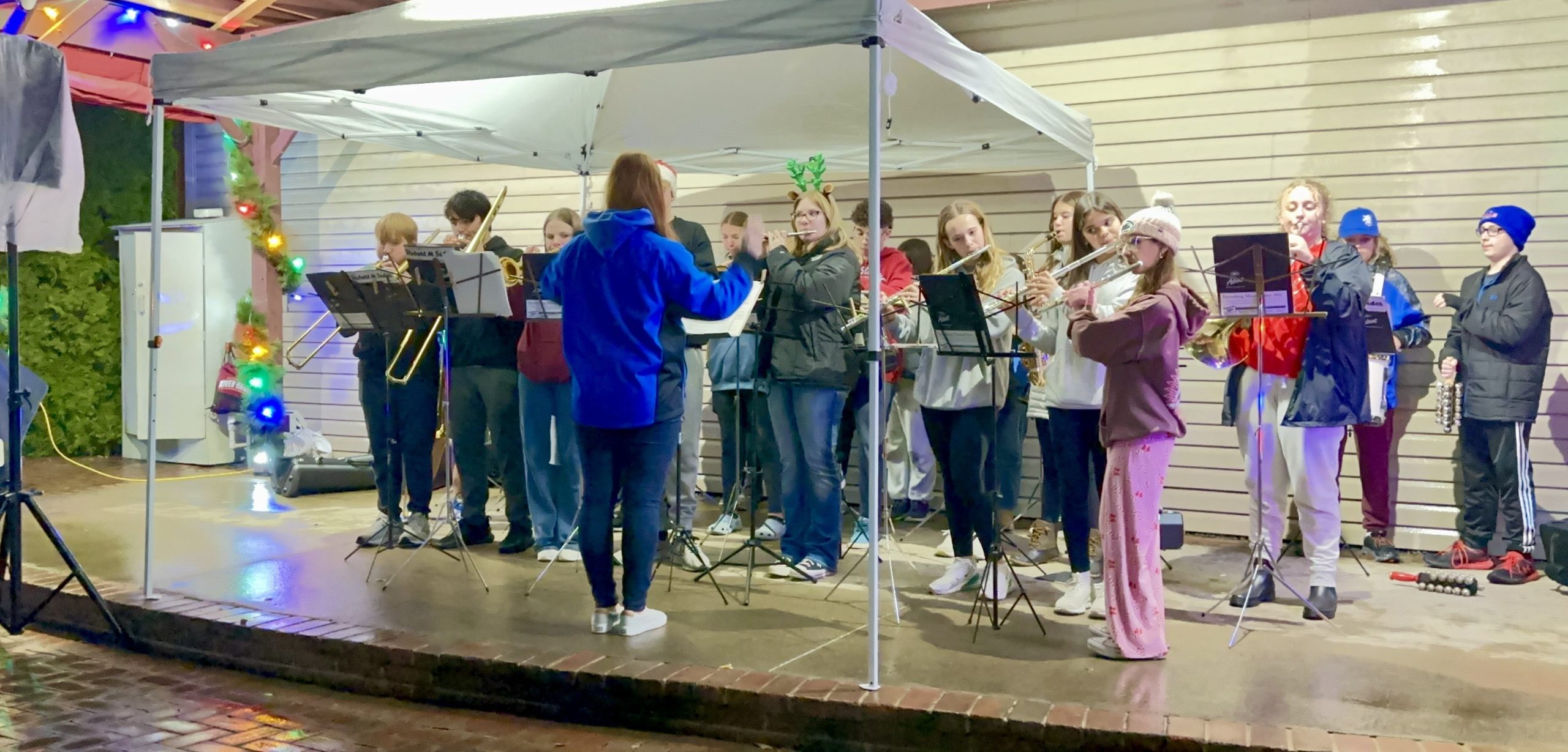 Sounds of the Season:  MS Band at the Tree Lighting Ceremony