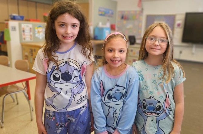 SAES Celebrates PJ Day with “Stitch”!