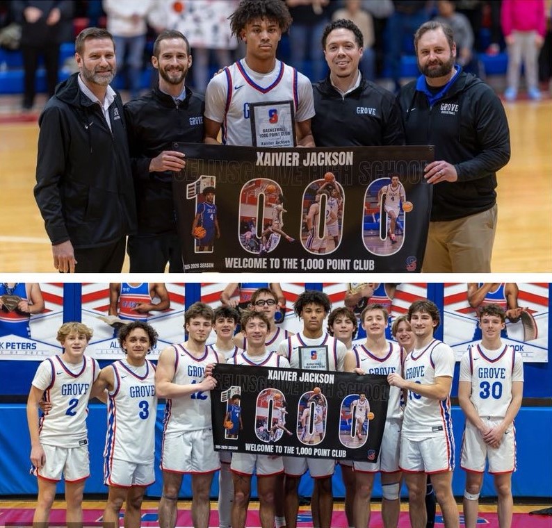 Xaivier Jackson is the 1st Boys Basketball Seal to Score 1,000 points in 25 Years!  Congratulations!