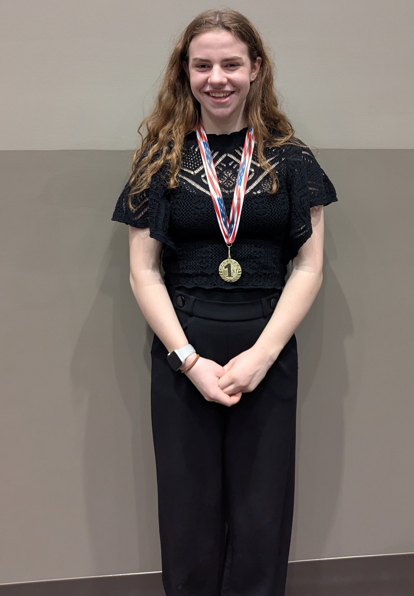 Way to Go, Isabel Clark!  1st Place at National History Day Regionals!