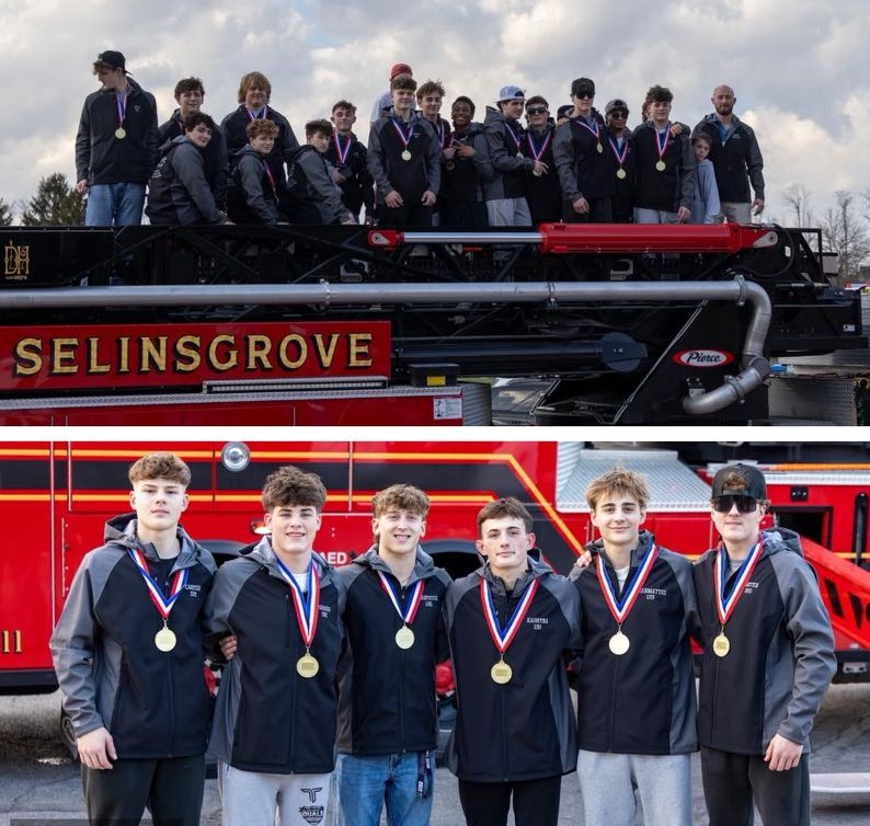 1st Time in Selinsgrove Wrestling History!  Dual District Champs!