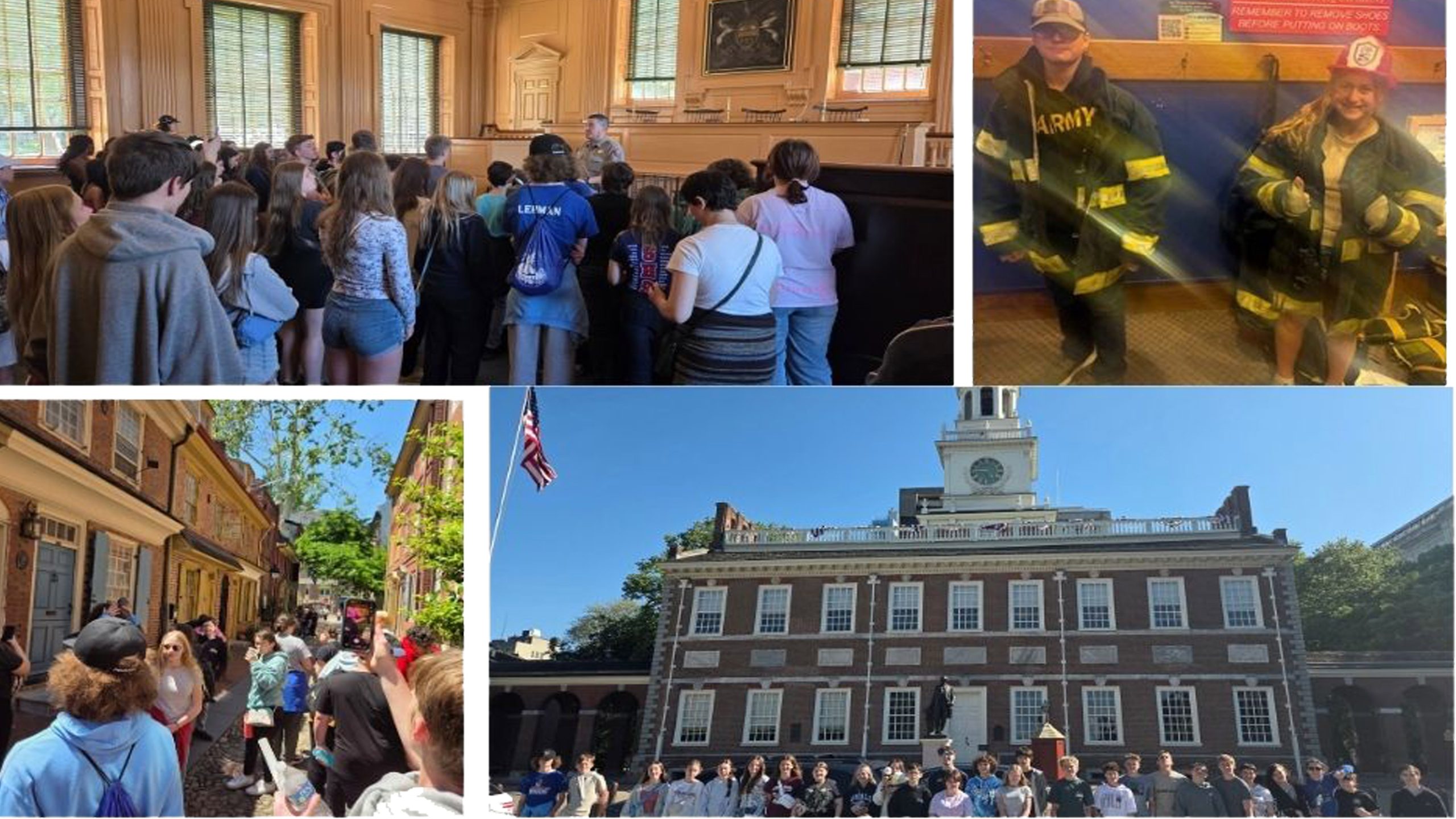 8th Grade Field Trip to Historic Philadelphia