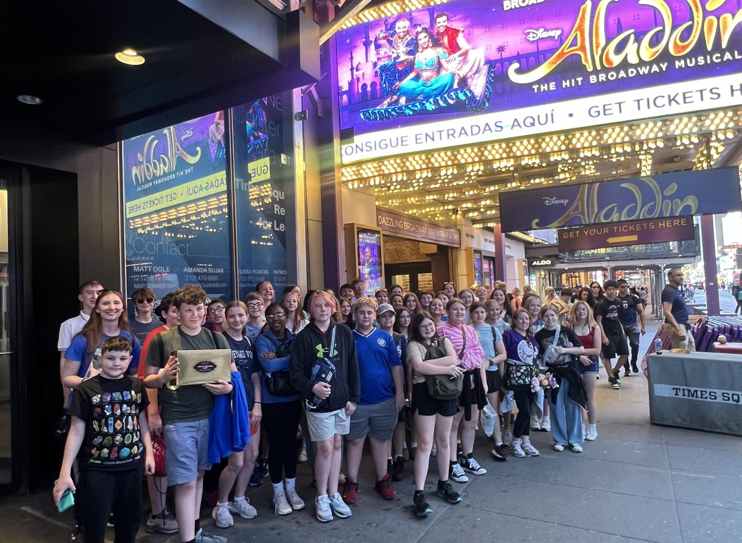 It’s a Whole New World for MS Band: Aladdin in New York City!